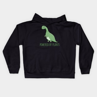 Powered By Plants Dinosaur Kids Hoodie